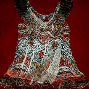 Live and Let Live SLEEP Layered Tank Blouse